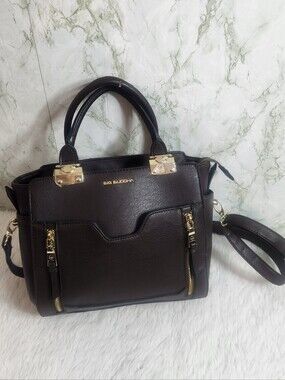 BIG BUDDHA Brown Vegan Leather Handbag/Crossbody